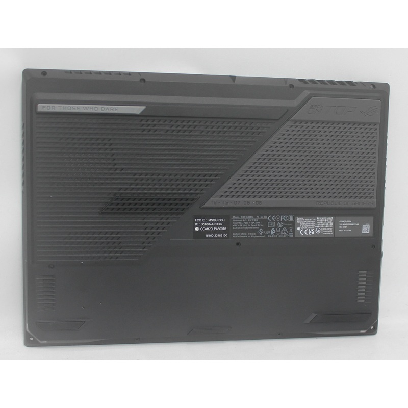 6070B1885921 Bottom Base Cover (X70) G533Qs-1A Rog Strix Scar 15 G533Qs-Ds9 Compatible With Asus