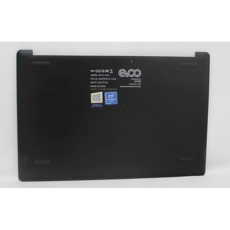 EV-C-116-6-BASE-B Bottom Base Cover Black Ev-C-116-6 Grade B Compatible With Evoo