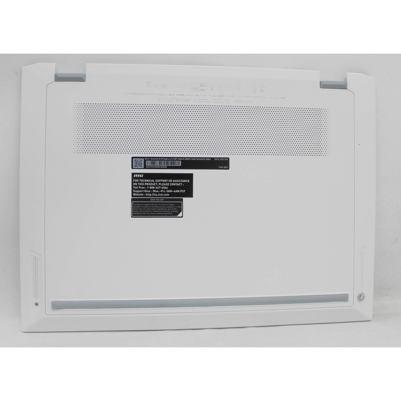 307-3P1D311-Se0 Bottom Base Cover White Summit E13 Flip Evo A11Mt-235Us Replacement Parts Compatible With MSI