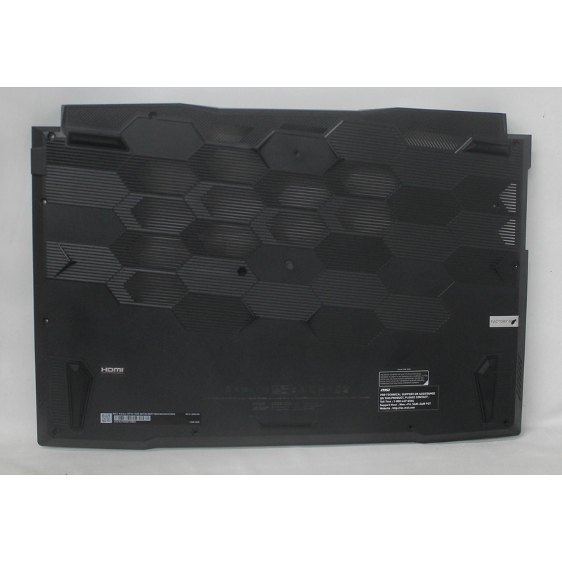 307-7L1D211-TA2-B Bottom Base Cover Black Katana Gf76 11Ud-001Us Grade B Compatible with MSI