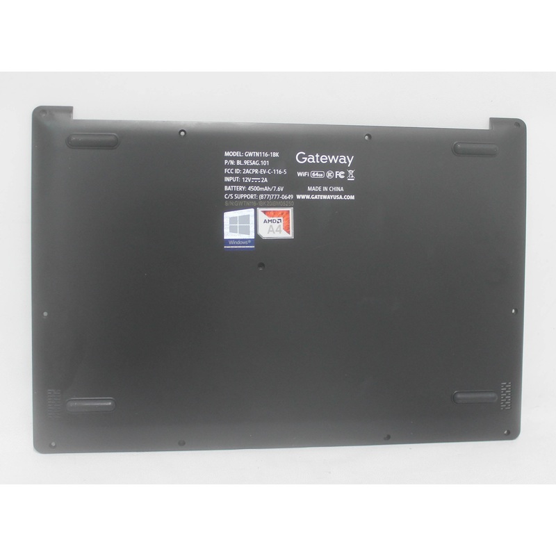 GWTN116-1BK-BASE-B BOTTOM BASE COVER BLACK GWTN116-1BK GRADE B Compatible With Gateway