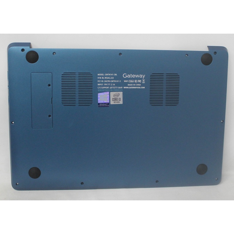 GWTN141-3BL-BASECOVER-B Bottom Base Cover Blue Gwtn141-3Bl "GRADE B" Compatible With Gateway
