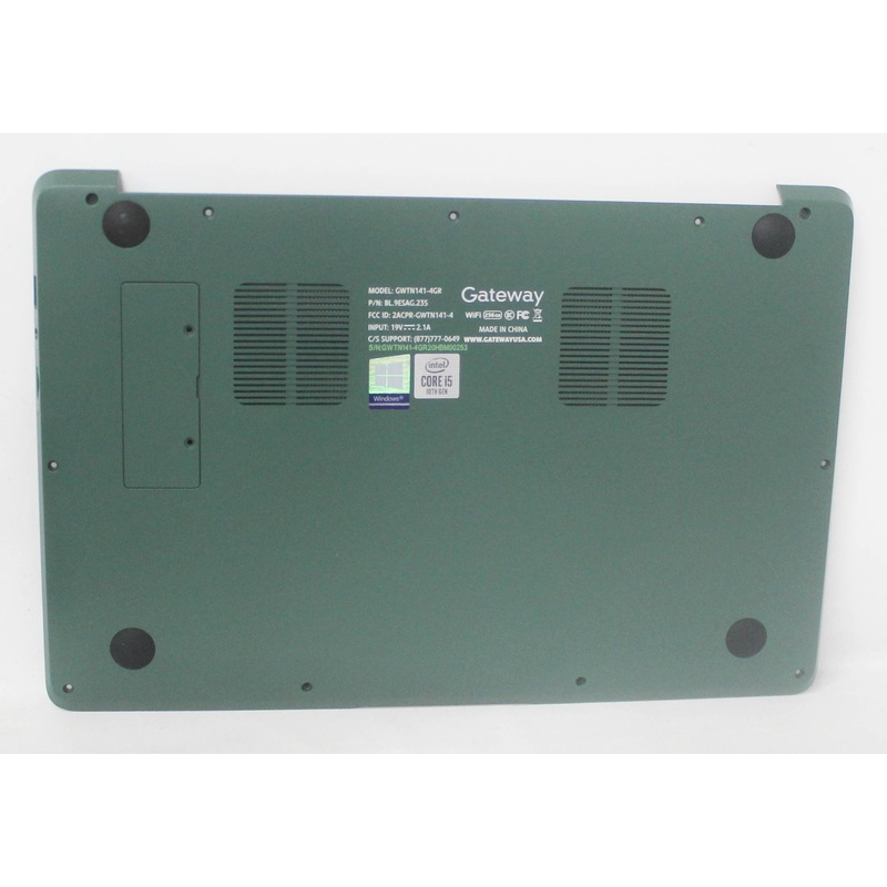 GWTN141-4GR-BASE-B Bottom Base Cover Green Gwtn141-4Gr "GRADE B" Compatible With Gateway