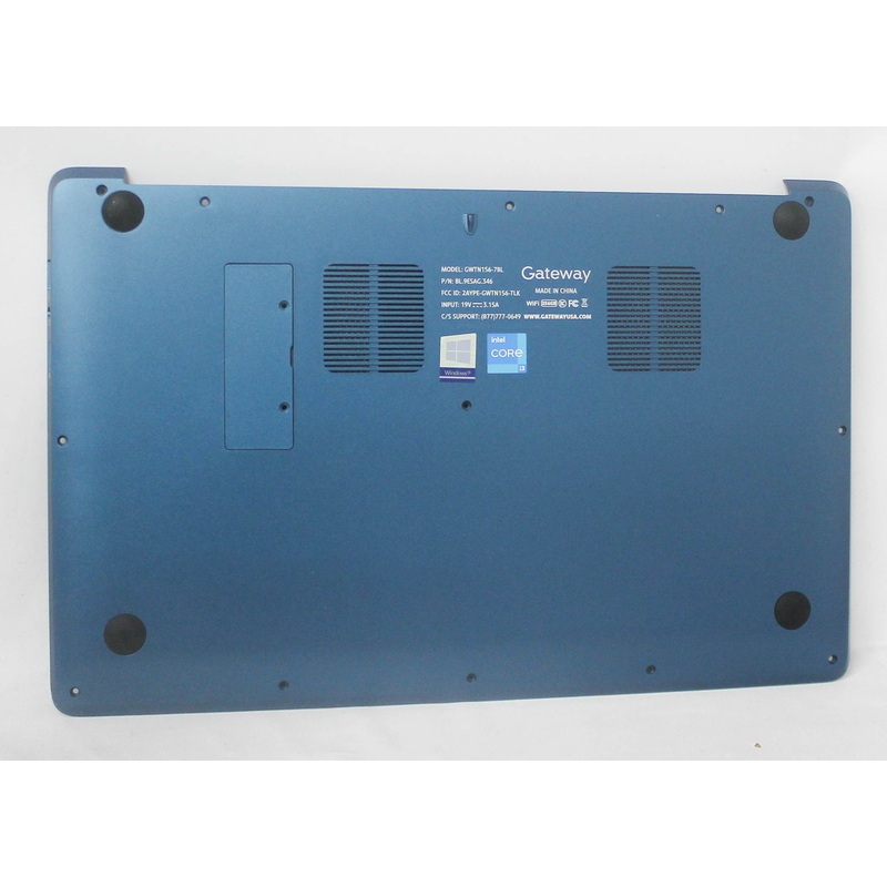 GWTN156-7BL-BASE Bottom Base Cover Blue Gwtn156-7Bl "GRADE A" Compatible With Gateway