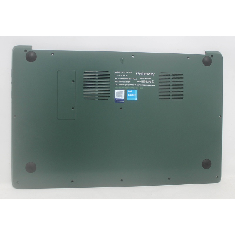 GWTN156-7GR-BASE-B Bottom Base Cover Green Gwtn156-7Gr Grade B Compatible With GATEWAY