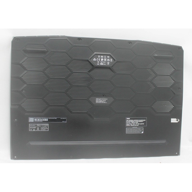 3077K3D211-B Bottom Base Cover Black Ge76 Raider 11Ue-046Us Grade B Compatible with MSI