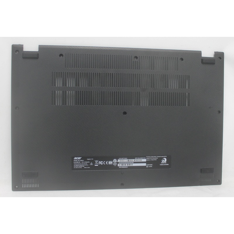 60.KDEN2.001 Bottom Base Cover Black Aspire 3 A315-24Pt-R4U2 Compatible With Acer