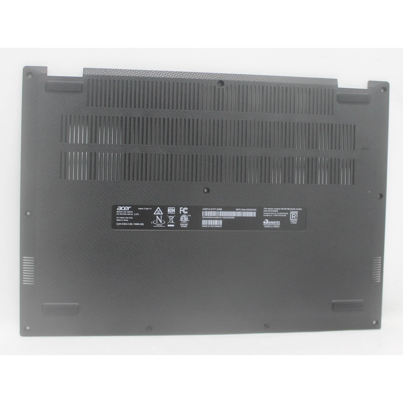 64.KENN8.001 Bottom Base Cover Black 3 Spin 14 A3Sp14-31Pt-32M6 Compatible With Acer