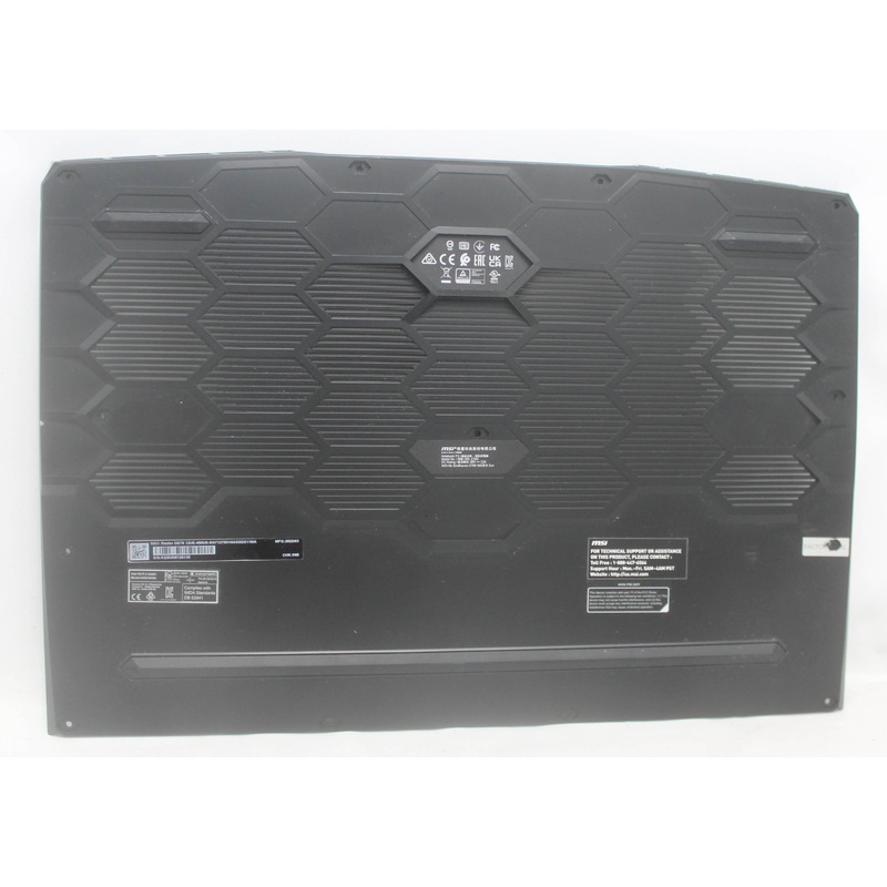 E2P-7K1D2Xx-M77-B Bottom Base Cover Black Ge76 Raider 11Ue-046Us 12Ue-456Us Grade Bcompatible With Msi