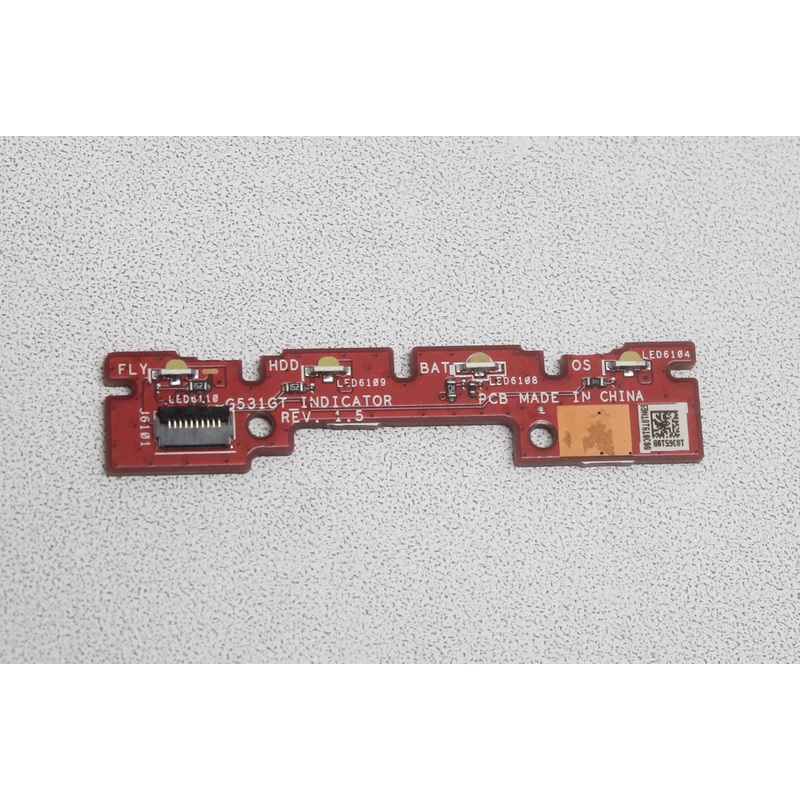 90NR01L0-R10020 Indicator Board W/Cable G531Gt Rog Strix G531Gt-Bi7N6 Compatible With ASUS
