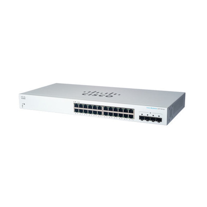 Cisco Business CBS220-24T-4G Smart Switch | 24 Port GE | 4x1G SFP | 3-Year Limited Hardware Warranty (CBS220-24T-4G-UK)