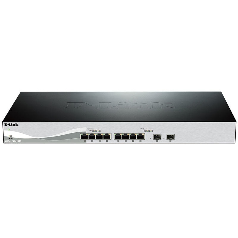 D-Link 8-port 10GBASE-T and 2-port SFP+ Multi-Gigabit Smart Managed Switch