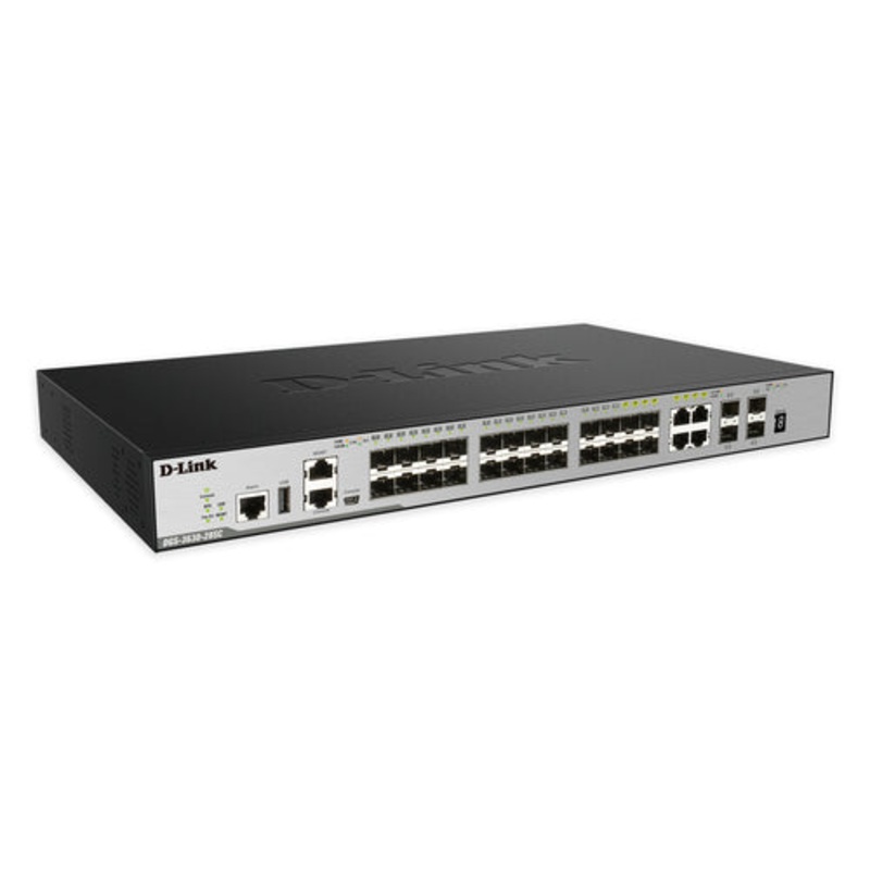 D-Link DGS-3630-28SC/SI 24 port SFP Layer 3 Stackable Managed Gigabit Switch
