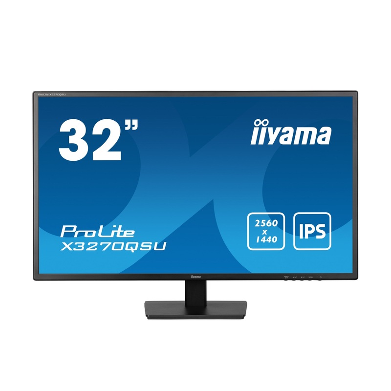 iiyama ProLite X3270QSU-B1 computer monitor 81.3 cm (32") 2560 x 1440 pixels Wide Quad HD LED Black