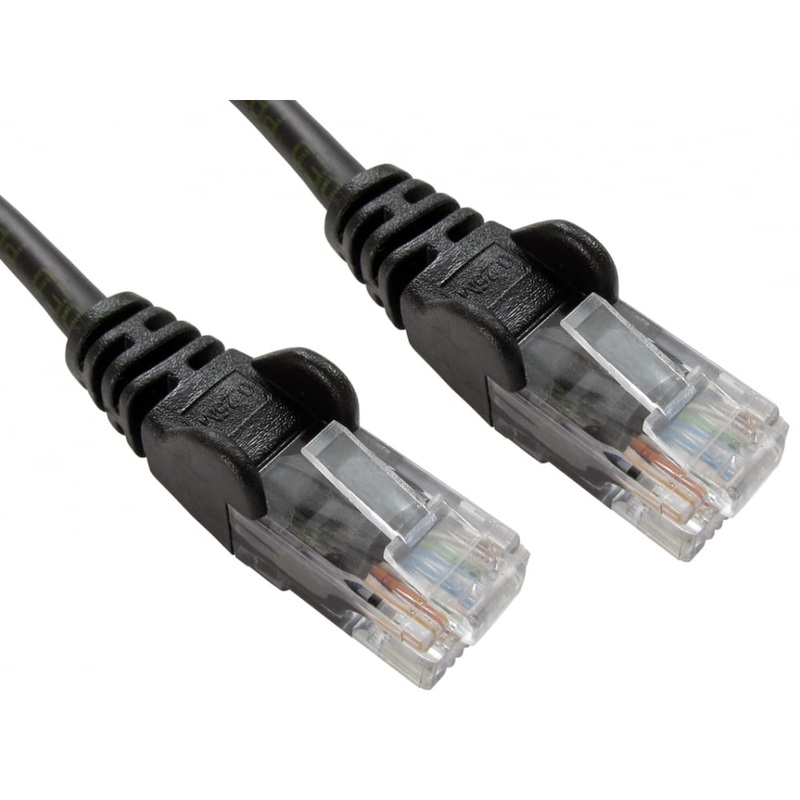 Cables Direct 5m Economy 10/100 Networking Cable - Black