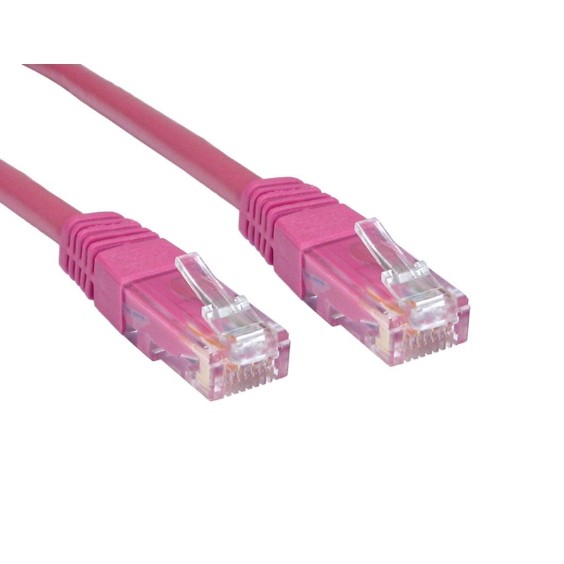 Cables Direct ERT-602P networking cable Pink 2 m Cat6 U/UTP (UTP)