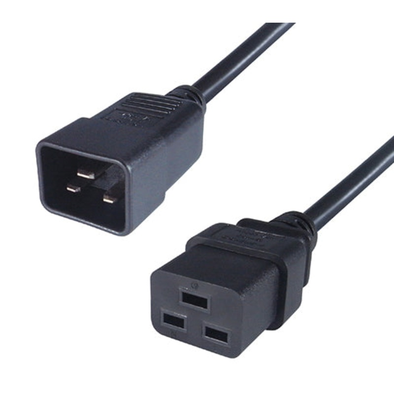 GroupGear 92-0375 power cable Black 7 m C20 coupler C19 coupler
