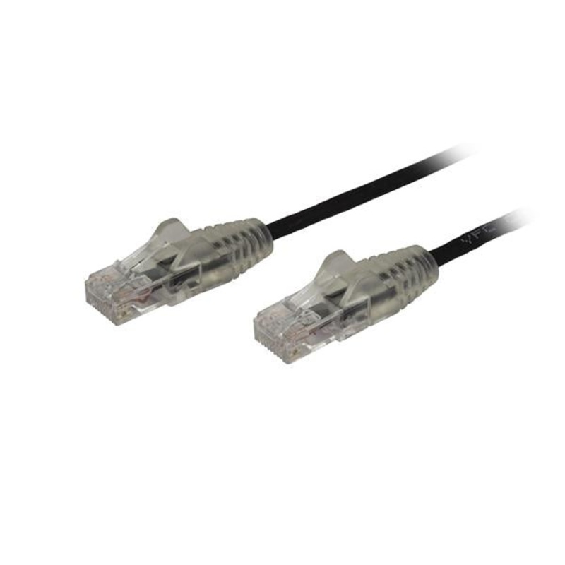 StarTech.com 1.5 m CAT6 Cable - Slim - Snagless RJ45 Connectors - Black