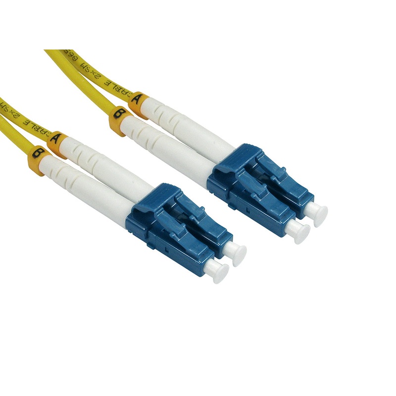 Cables Direct FB2S-LCLC-100Y fibre optic cable 10 m 2x LC Yellow