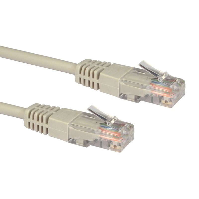 Cables Direct URT-608 networking cable Grey 8 m Cat5e U/UTP (UTP)