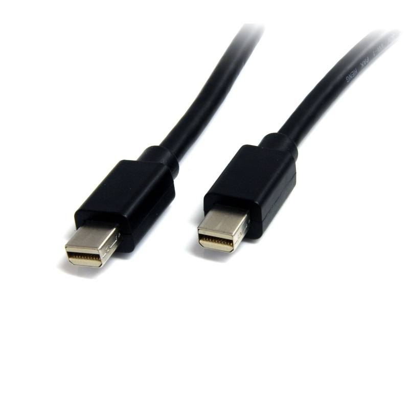 StarTech.com 2m (6.6ft) Mini DisplayPort Cable - 4K x 2K Ultra HD Video - Mini DisplayPort 1.2 Cable - Mini DP to Mini DP Cable for Monitor - mDP Cord works with Thunderbolt 2 Ports - M/M