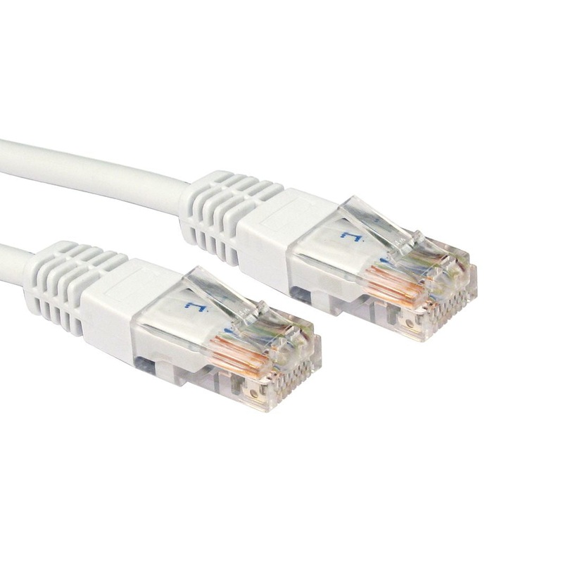 Cables Direct 0.25m Cat6, M - M networking cable White U/UTP (UTP)
