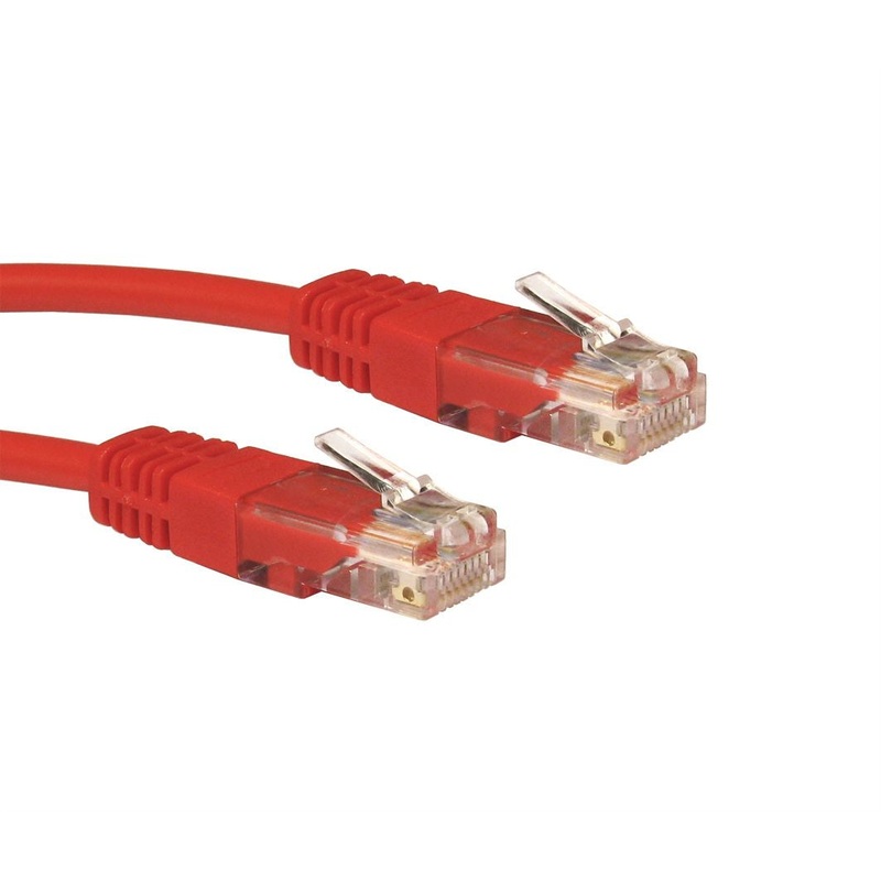 Cables Direct 7m Cat5e, M - M networking cable Red U/UTP (UTP)