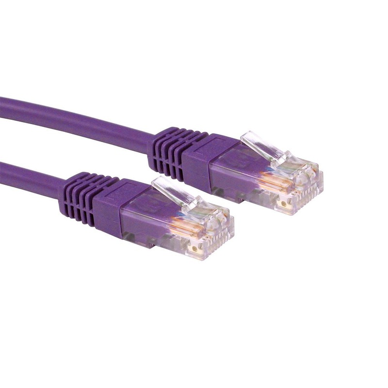 Cables Direct 7m Cat5e networking cable Violet U/UTP (UTP)