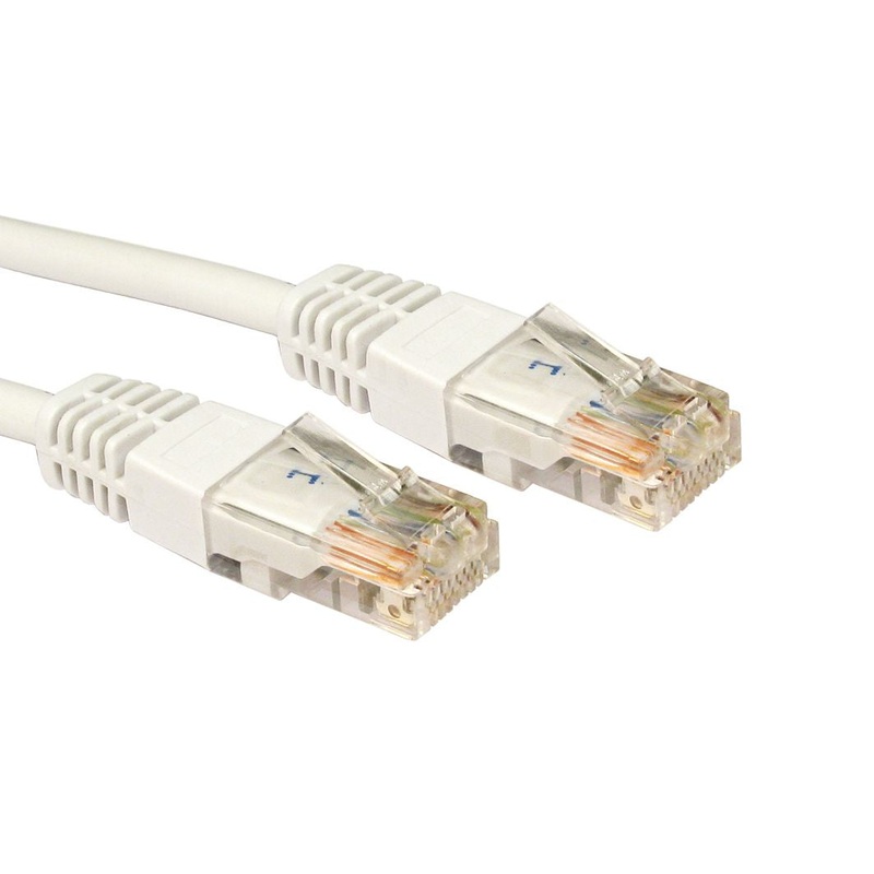 Cables Direct Cat5e Patch Cable networking cable White 25 m U/UTP (UTP)