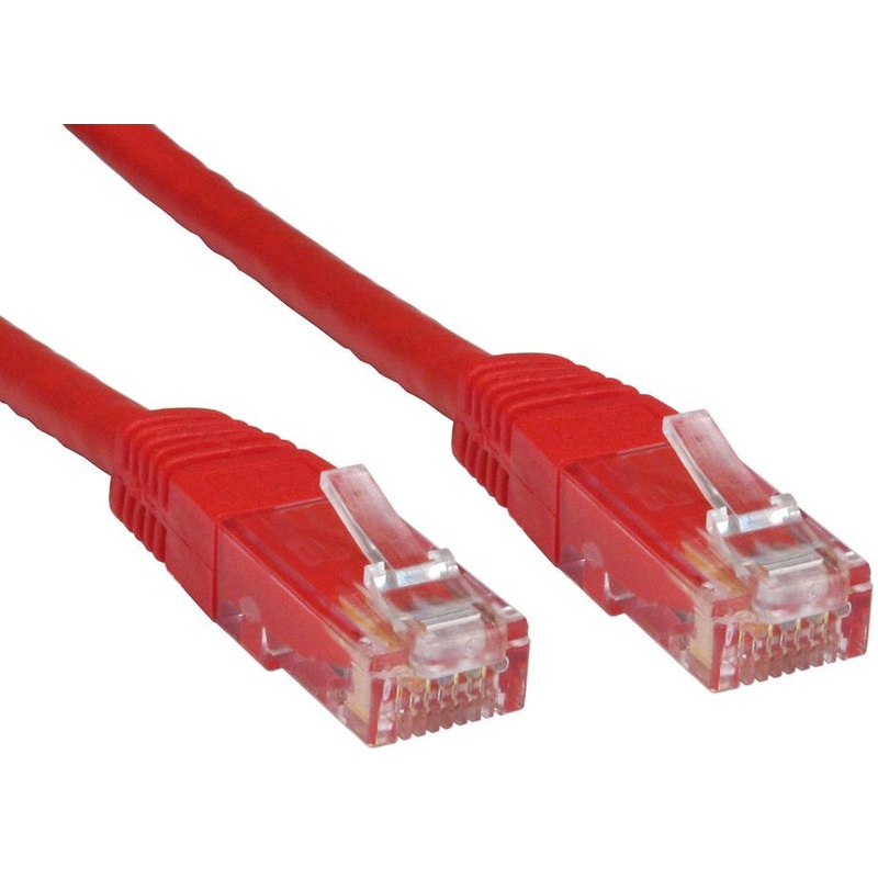 Cables Direct Cat6 U/UTP networking cable Red 3 m U/UTP (UTP)