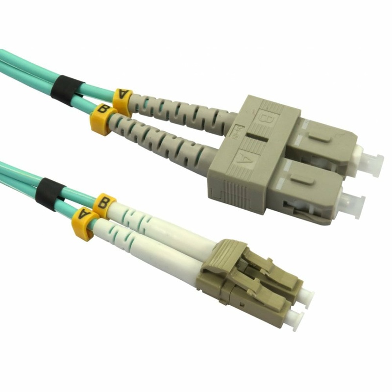 Cables Direct FB4M-LCSC-010D InfiniBand/fibre optic cable 1 m LC SC LC/SC Aqua colour