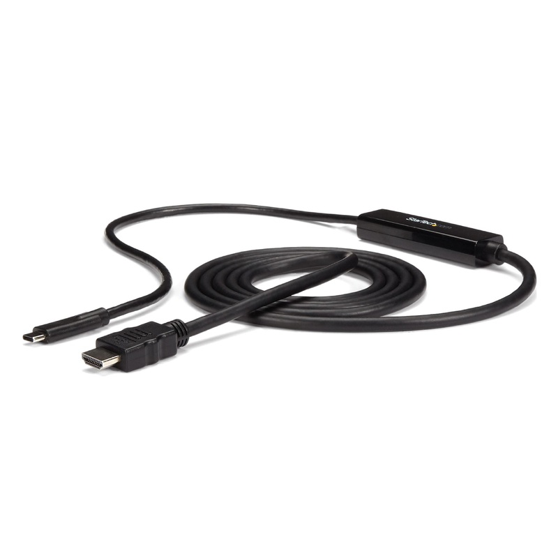 StarTech.com 6.6ft (2m) USB C to HDMI Cable 4K 60Hz w/ HDR10 - Ultra HD USB Type-C to 4K HDMI 2.0b Video Adapter Cable - USB-C to HDMI HDR Monitor/Display Converter - DP 1.4 Alt Mode HBR3