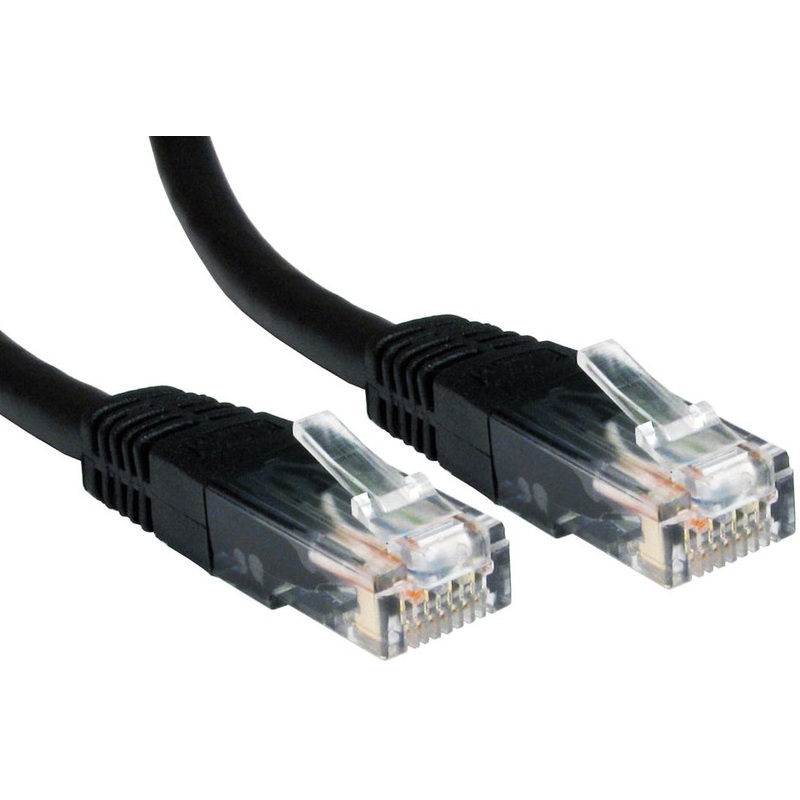 Cables Direct Cat6 U/UTP networking cable Black 3 m U/UTP (UTP)