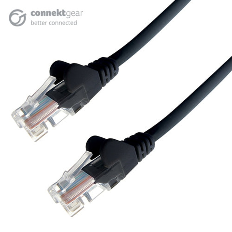 connektgear 28-0005BK networking cable Black 0.5 m Cat5e U/UTP (UTP)