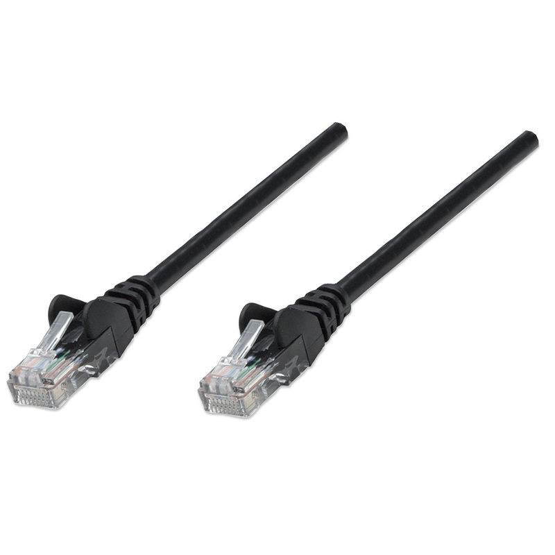 Intellinet 320740 networking cable Black 1 m Cat5e U/UTP (UTP)