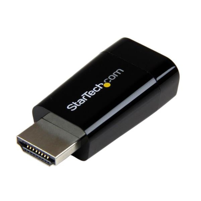StarTech.com Compact HDMI to VGA Adapter Converter - Ideal for Chromebooks Ultrabooks & Laptops  1920x1200/1080p