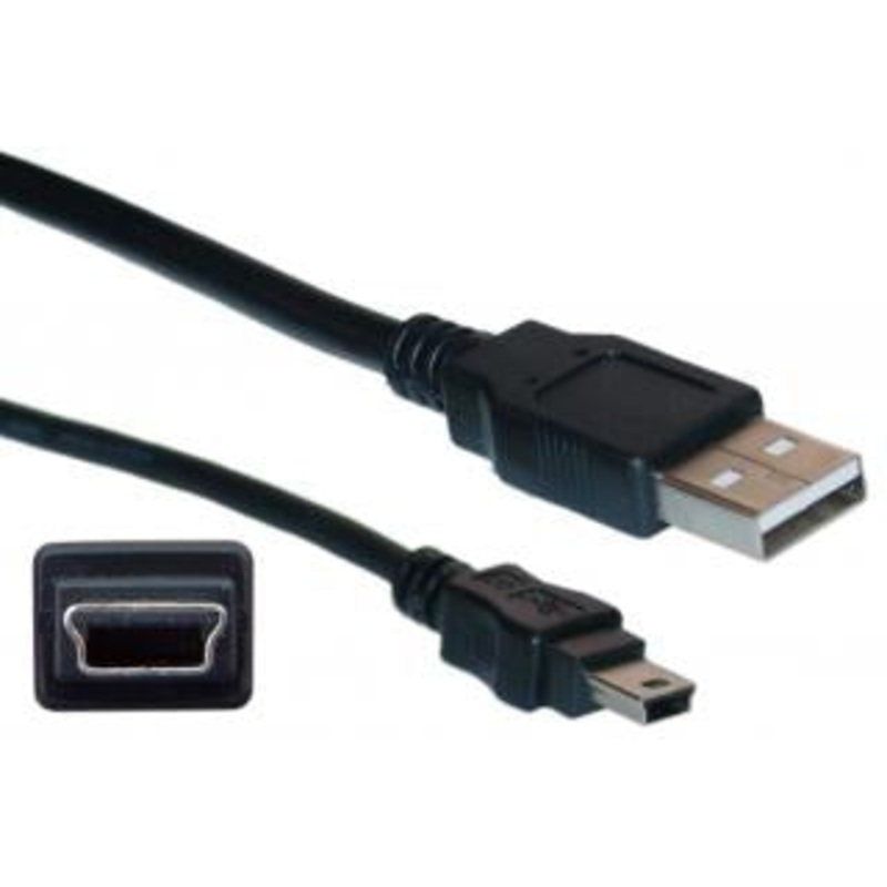 Cisco USB-A to Mini-B Console Cable, 6 Feet, Compatible with 900 Series Routers and 1000, 2520, 2960, 6800ia and 3010 Series Ethernet Switches, 90-Day Limited Warranty (CAB-CONSOLE-USB=)