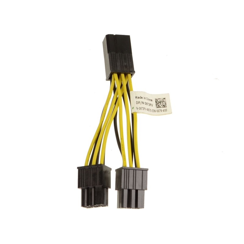 Refurbished Dell OEM Optiplex XE2 Mini Tower Split Power Cable for PCIE Cards 6T3FV