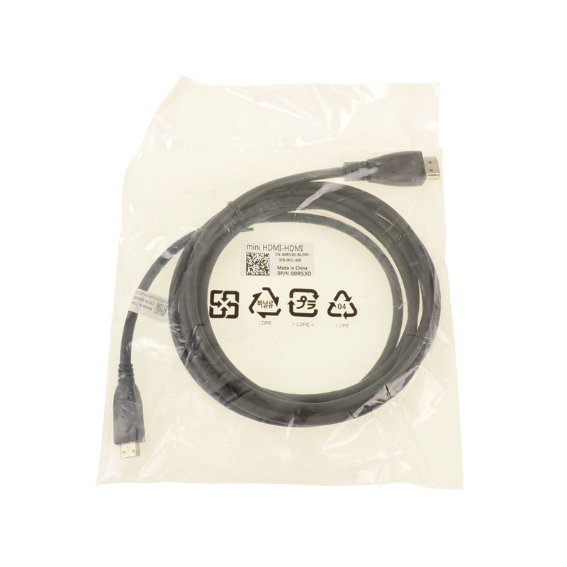 New  Dell OEM 6.5 FT HDMI Male to Mini-HDMI Male Video Cable 6FT 0R53D