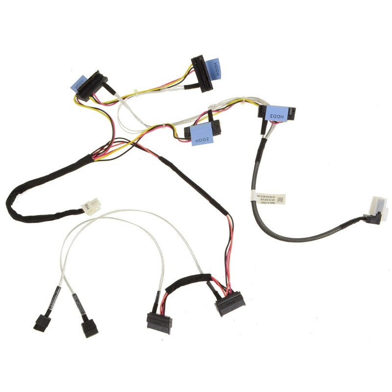 Refurbished Dell OEM PowerEdge R330 SAS Perc Card to Hard Drive Cable 4C4J8