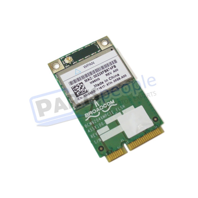 Refurbished Dell OEM Wireless 370 Bluetooth W-PAN PCI-Express Mini-Card  for Select Dell OEM Latitude Studio Alienware Precision Laptops WPAN