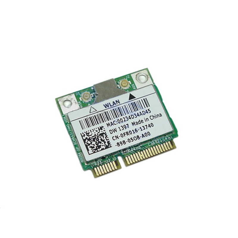 Used Dell OEM True Mobile 1397 802.11 b/g Wireless WiFi Card Half-Height Mini-PCI Express Card FR016