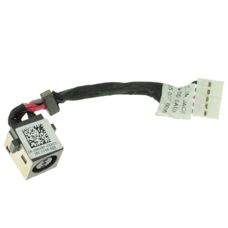 Refurbished Dell OEM Latitude E7440 E7450 DC Power Input Jack  Cable for UMA Intel Graphics 6KVRF