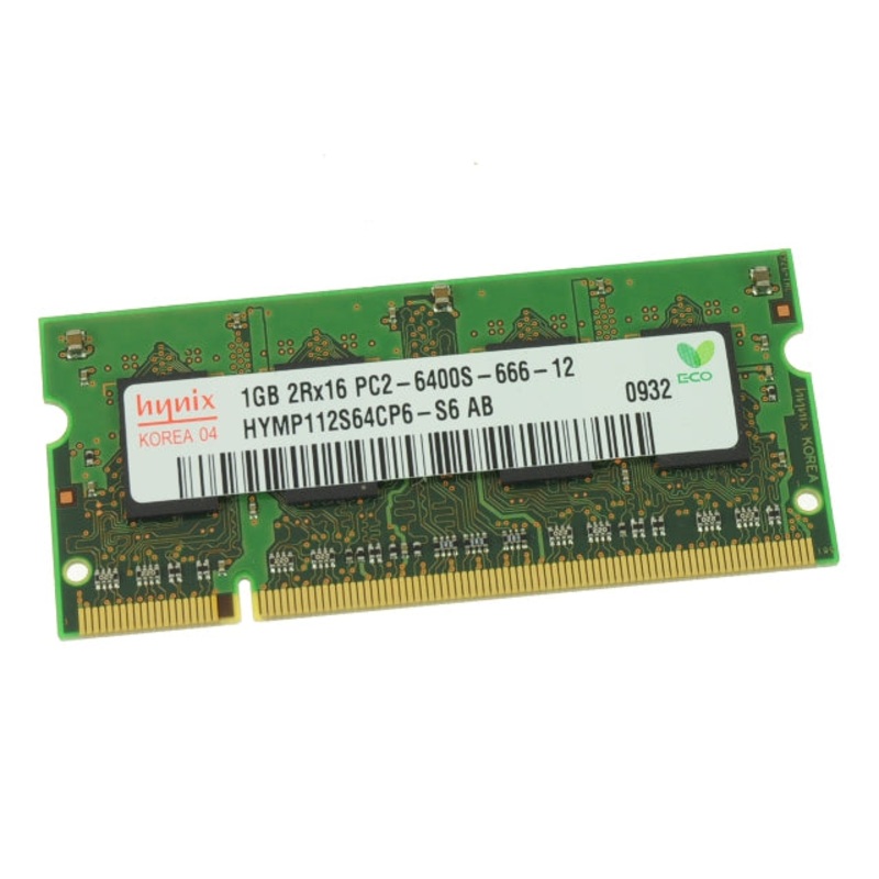 Used Dell OEM DDR2 800Mhz 1GB PC6400 Sodimm Laptop RAM Memory Stick Pull