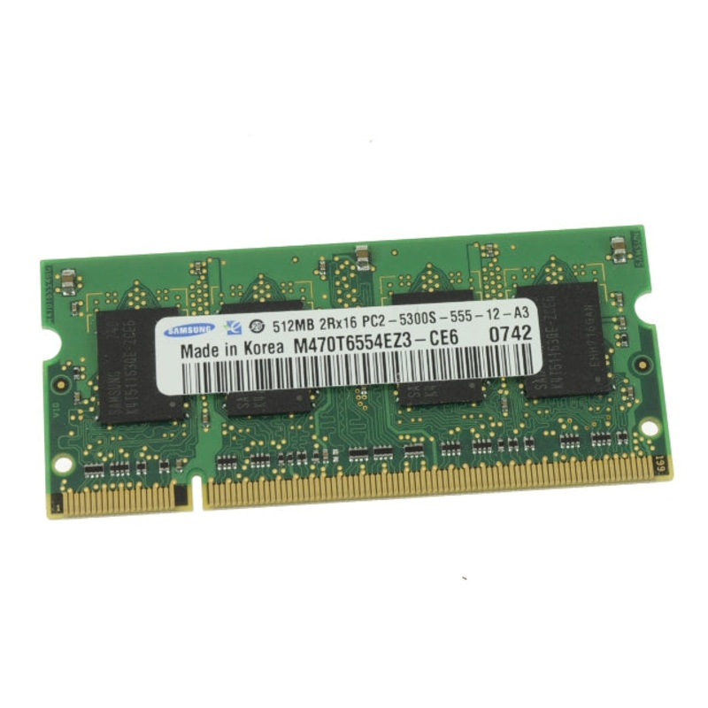 Used Dell OEM  DDR2 512mb 667Mhz PC5300 Sodimm Laptop RAM Memory Stick PULL