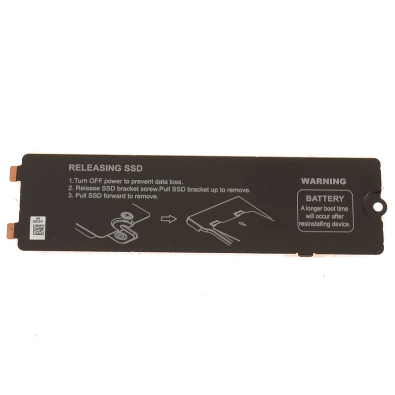 Used Dell OEM Latitude 7410 7310 Thermal Support Bracket for M.2 SSD Storage Drive SSD Shield DR2M7