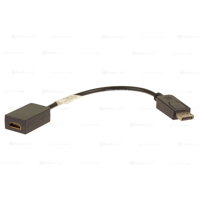New  Dell OEM DisplayPort Male to HDMI Female Dongle Adapter Cable Y4D5R YX7CK