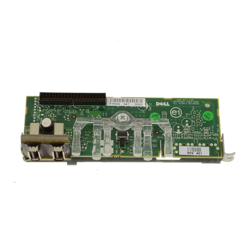 Refurbished Dell OEM PowerEdge T100 T105  USB and LED Front Panel Assembly GP461
