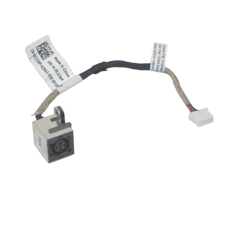 Refurbished Dell OEM Latitude 2100 2110 2120 DC Power Input Jack  Cable C236P
