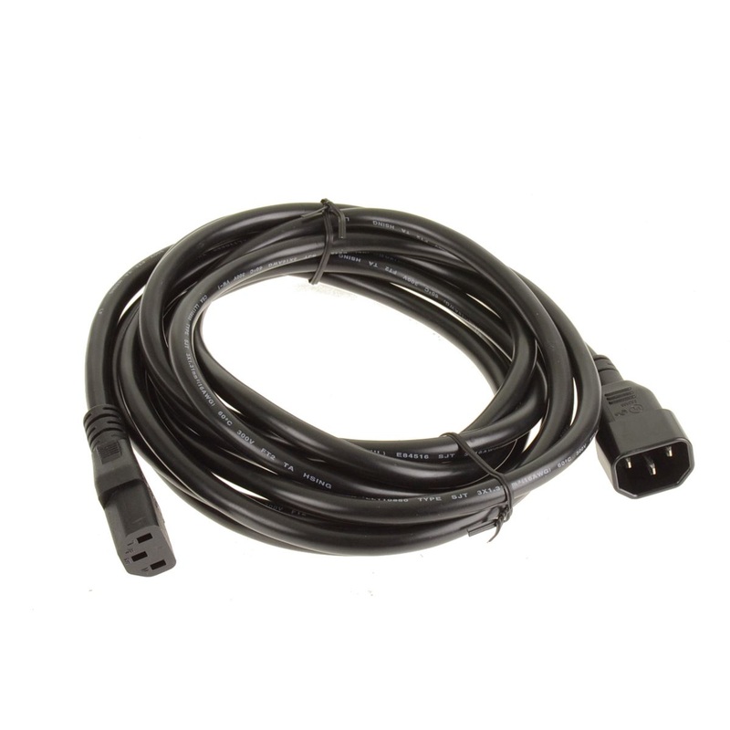 Refurbished Dell OEM C13 C14 Power Cord 13 Foot Extension 13A 125V 13FT 4M Cord VJT0P